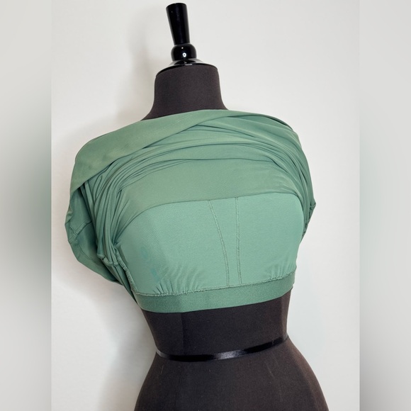 OLD NAVY Sleeveless PowerSoft Performance Racer-Back Mini Swing Dress Forest - Picture 5 of 9